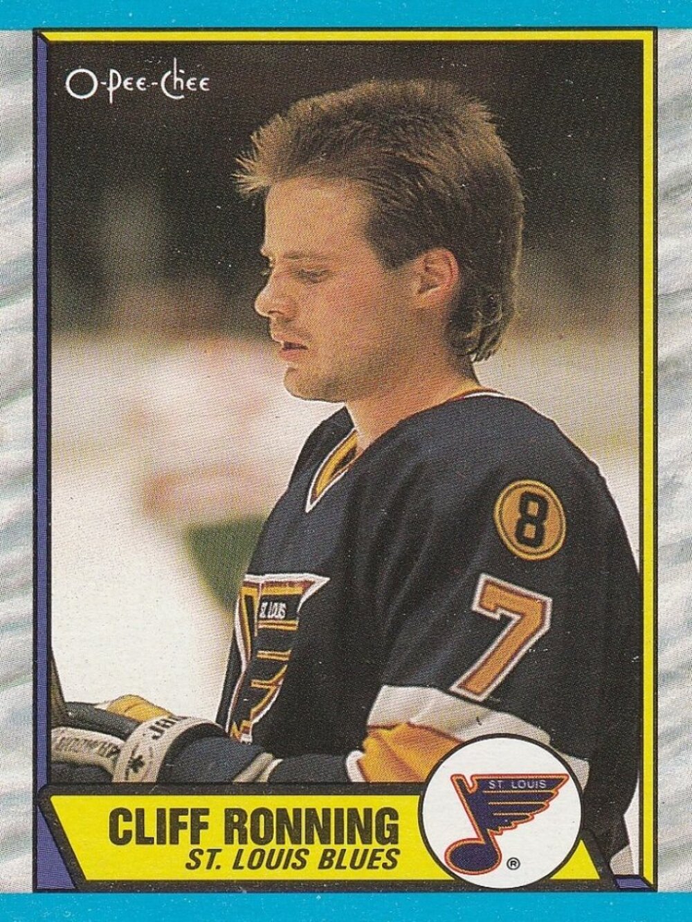 Cliff Ronning - 1989 O Pee Chee Hockey Card